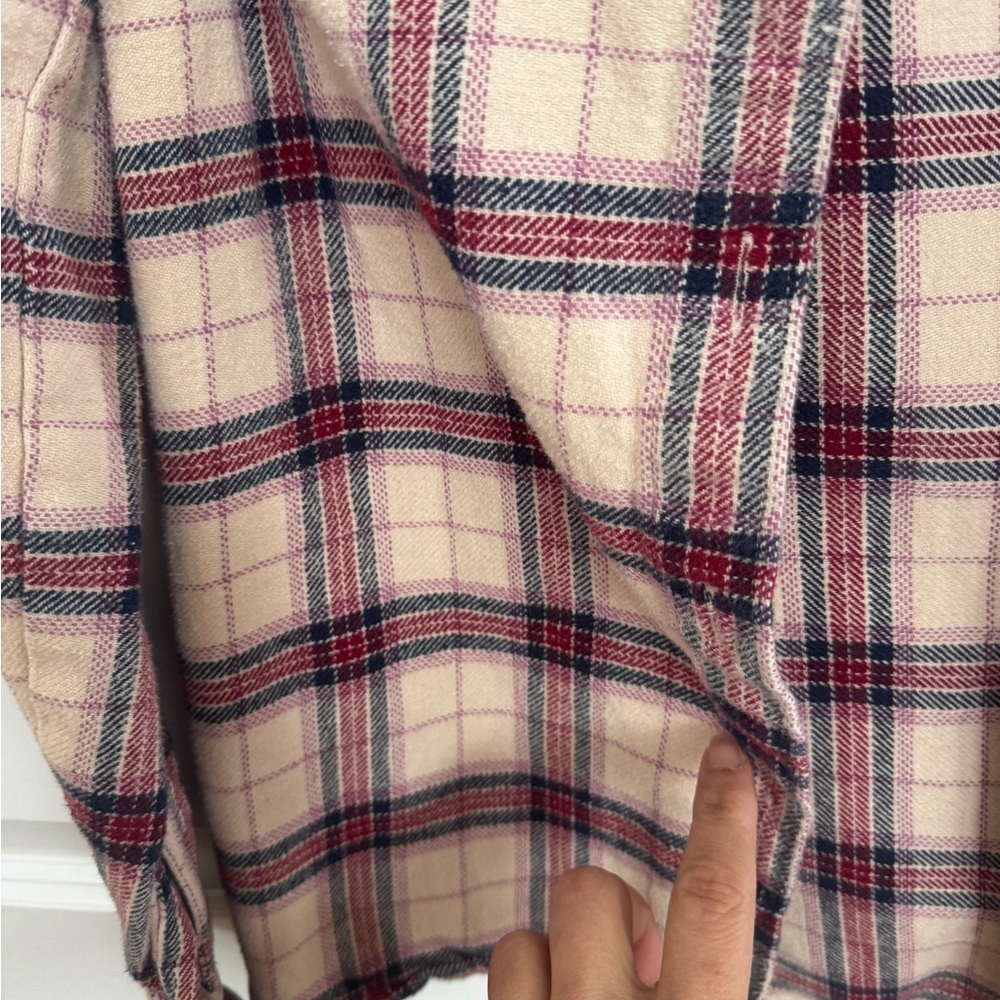 Woolrich Red and Blue Plaid Shirt